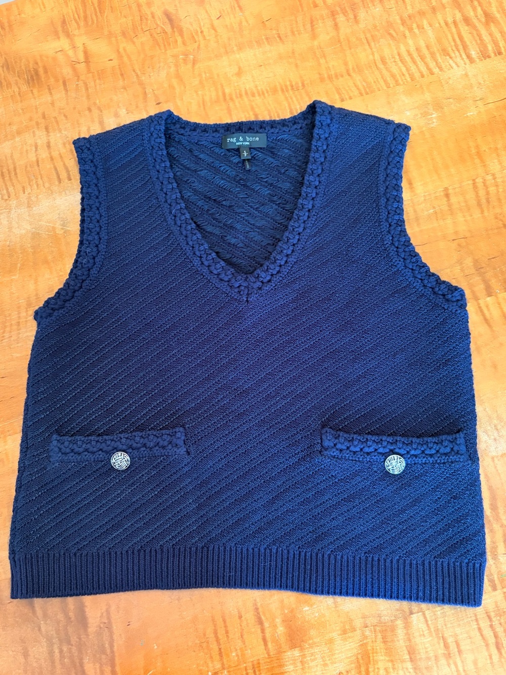 Rag and Bone Blair v neck vest